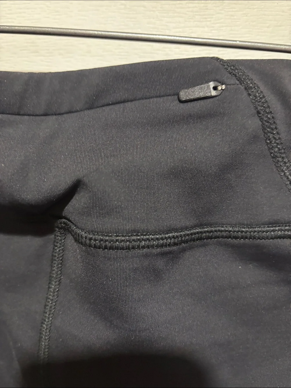 Nike Black Cropped Performance Capris with Reflective Swoosh